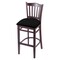 Holland Bar Stool Co 30" Bar Stool, Dark Cherry Finish, Black Vinyl Seat 312030DCBlkVinyl - alternate 1